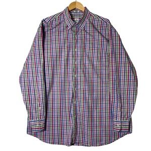 Peter Millar‎ XXL Plaid Shirt Long Sleeve Cotton Multicolor Button Down